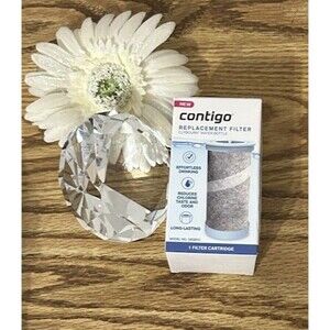 Contigo Clybourn FreeFlow Filter Water Bottle Replacement Carbon Fiber